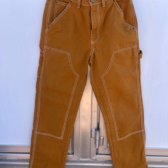 BDG Urban Outfitters Canvas Carpenter Pants Size 26 - Picture 3 of 11